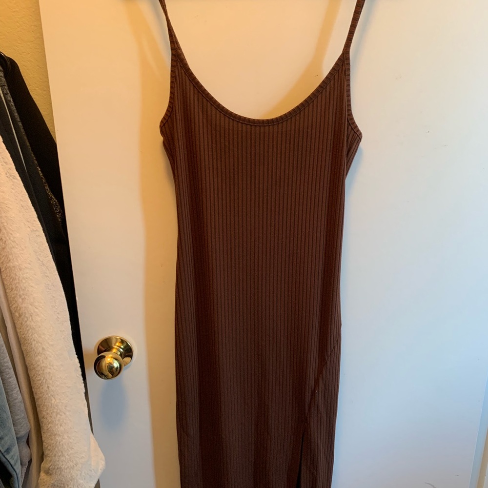 Striped midi dress size medium